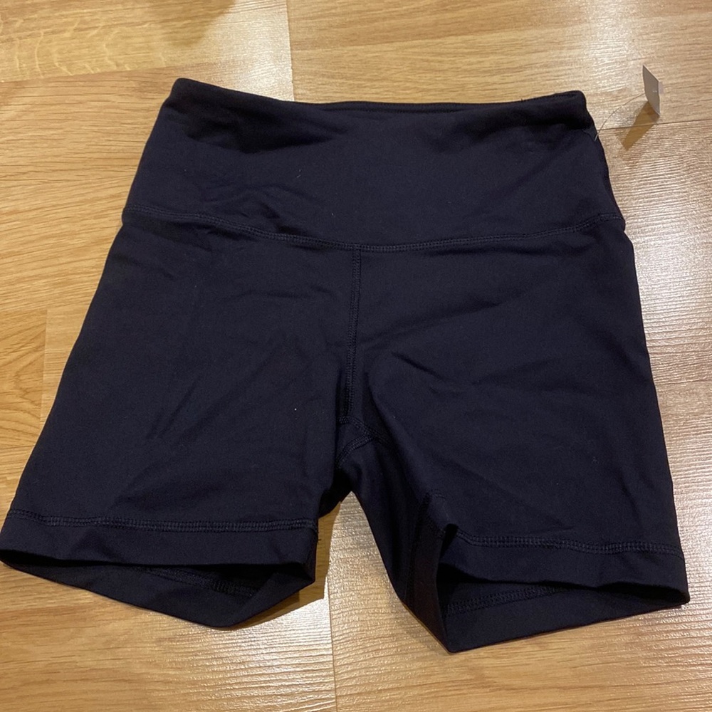 Black biker shorts